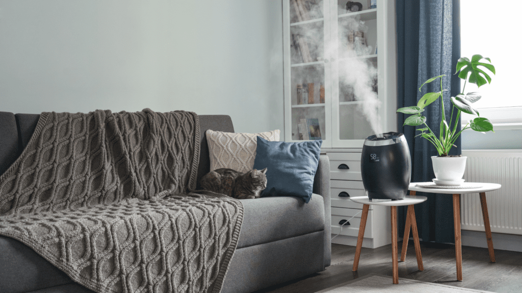 Apart from safety reasons, where you put a humidifier in your bedroom will decide on the effectiveness of maintaining the desired humidity levels