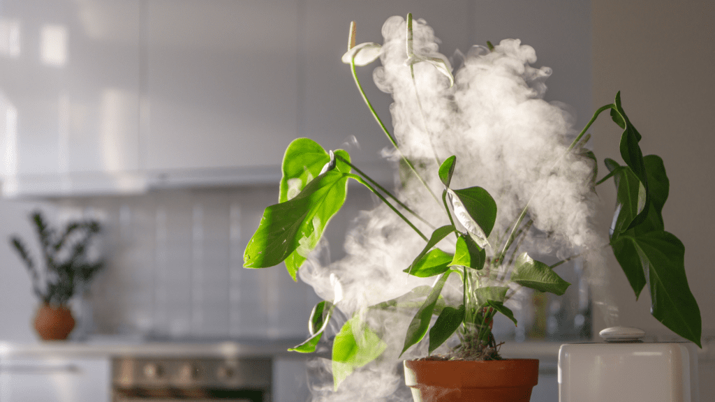 Where should you put plant humidifier